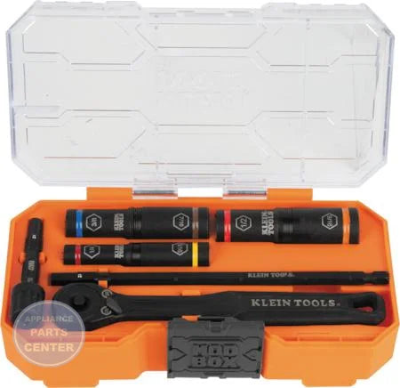 KNECT™ Deep-Well Heavy-Duty Flip Socket Set 65238 - Main view showing color-coded sockets for various models