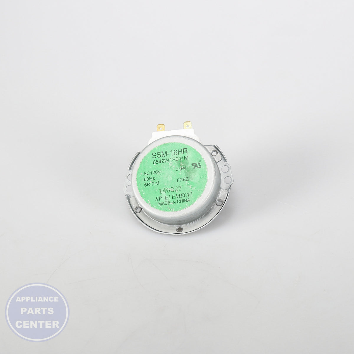 L-G MOTOR, AC SYNCHRONOUS 6549W1S011M - Installation in XYZ Model showing key mounting points