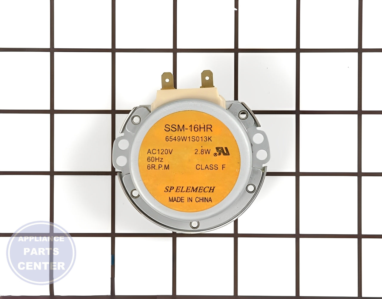 LG AC SYNCHRONOUS MOTOR 6549W1S013K - Main view showing efficient operation for LGE Microwave models