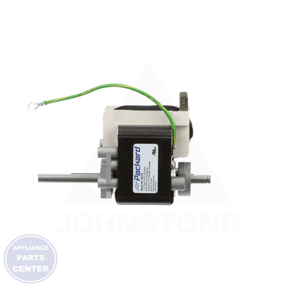 Carrier/BDP Combustion Blower Motor 65570 - Detailed view of 230 Volts and 3000 RPM