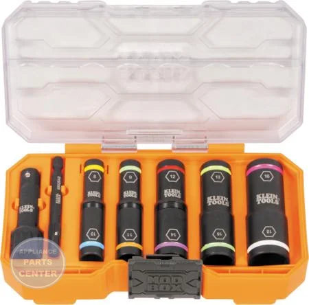 KNECT Flip-10 Heavy Duty Flip Impact Set 65619 - Main view showing color-coded sockets for various tasks