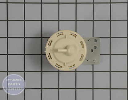 LG PRESSURE SWITCH ASSEMBLY 6601ER1006F - Side view with precise water-level specs