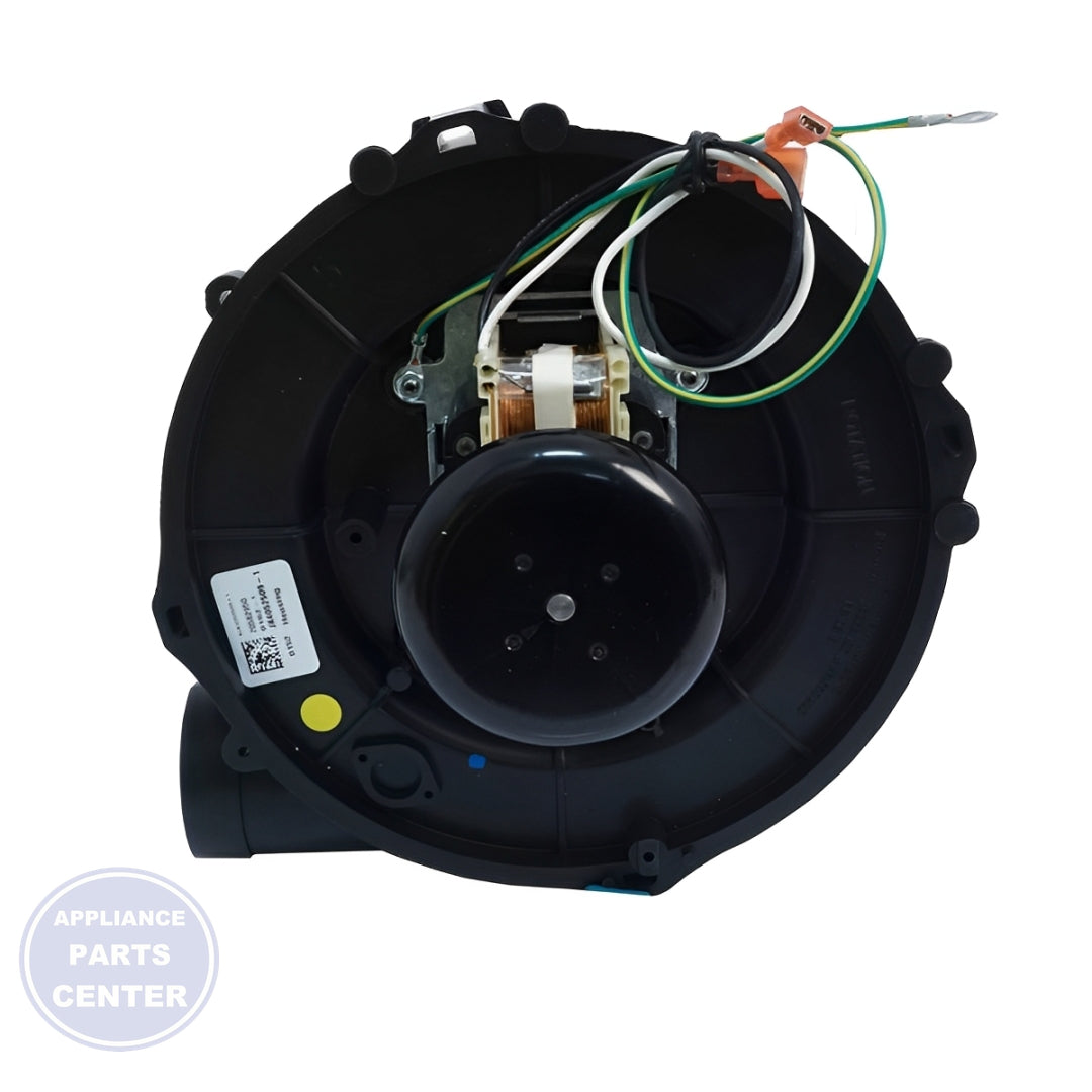 PACKARD BLOWER DRAFT INDUCER 66071 - Side view with 2.8A power and 120V rating