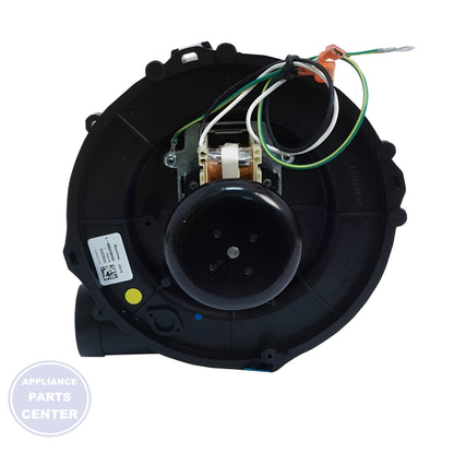 PACKARD BLOWER DRAFT INDUCER 66071 - Side view with 2.8A power and 120V rating