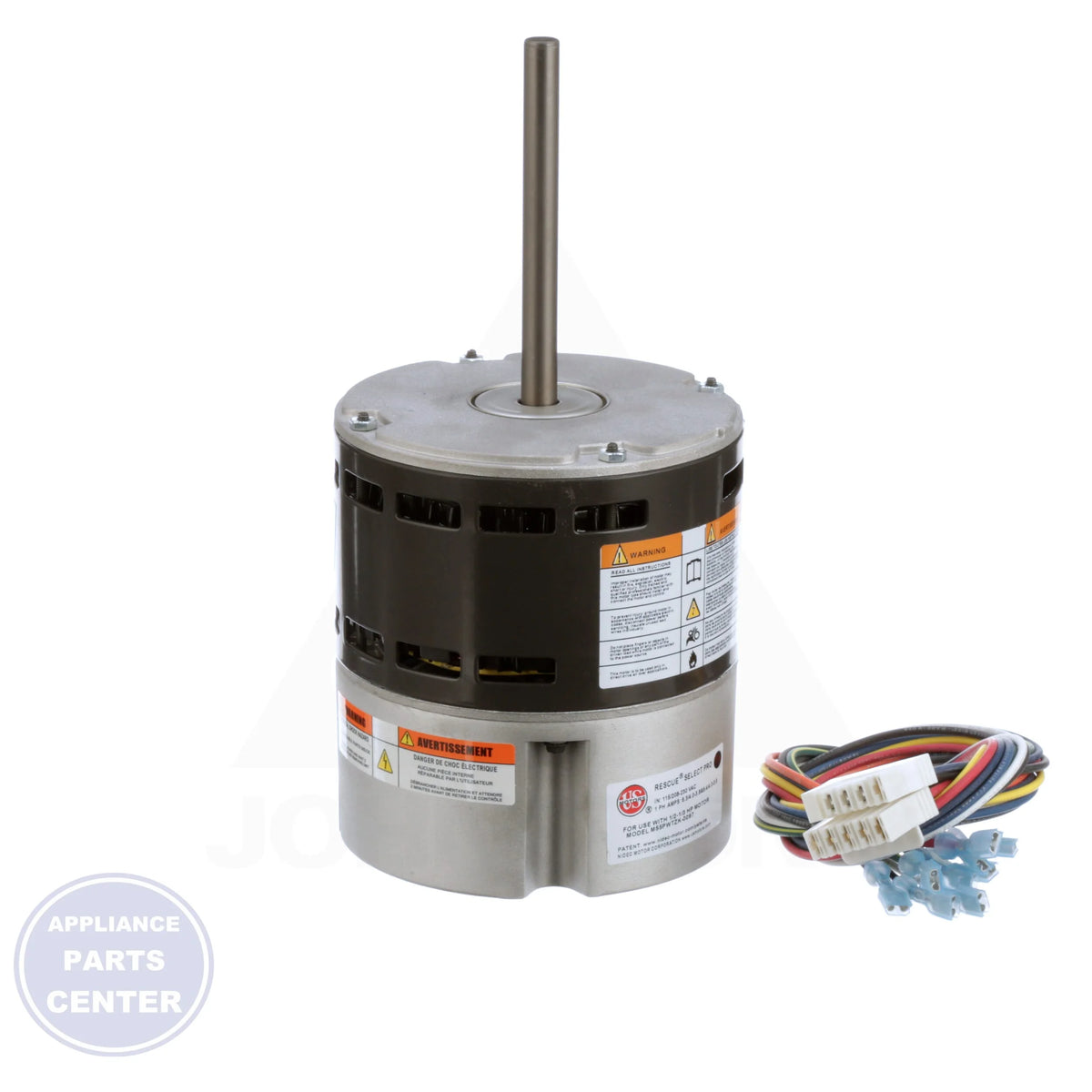 RESCUE SELECT Pro™ Blower Motor 6633 - Side view with 5-5/8" diameter and 1/2" shaft length