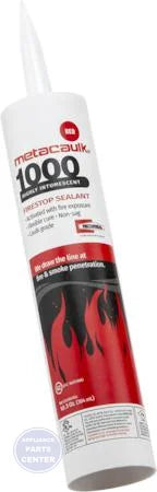 Metcaulk 1000 Intumescent Firestop Sealant 66640 - Main view showing fire barrier protection for various models