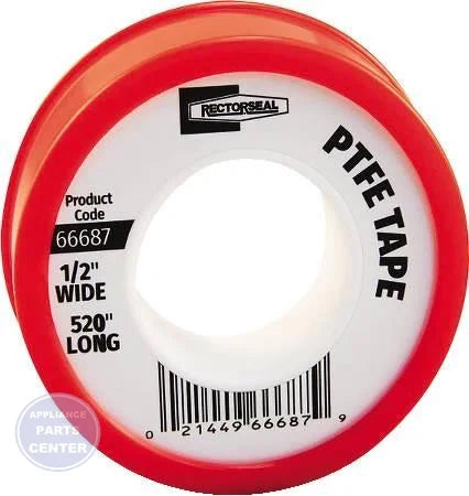 [Brand] 1/2" x 520" TFE Tape 66687 - Main view showing absolute seal for specific models