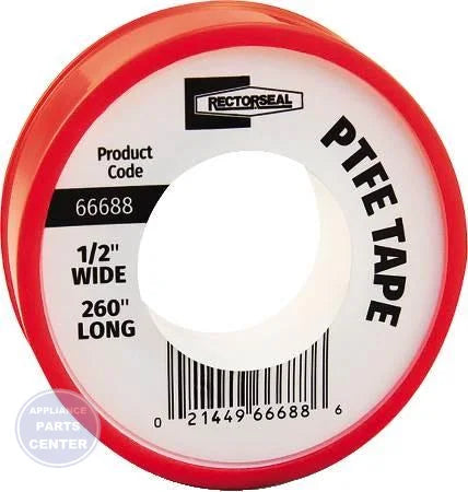[Brand] 1/2"X260" TFE Tape 66688 - Main view showing absolute sealing for various models
