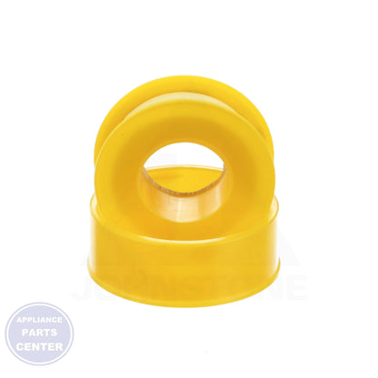 Yellow TFE Tape 66689 - Side view with 1/2" x 260" dimensions