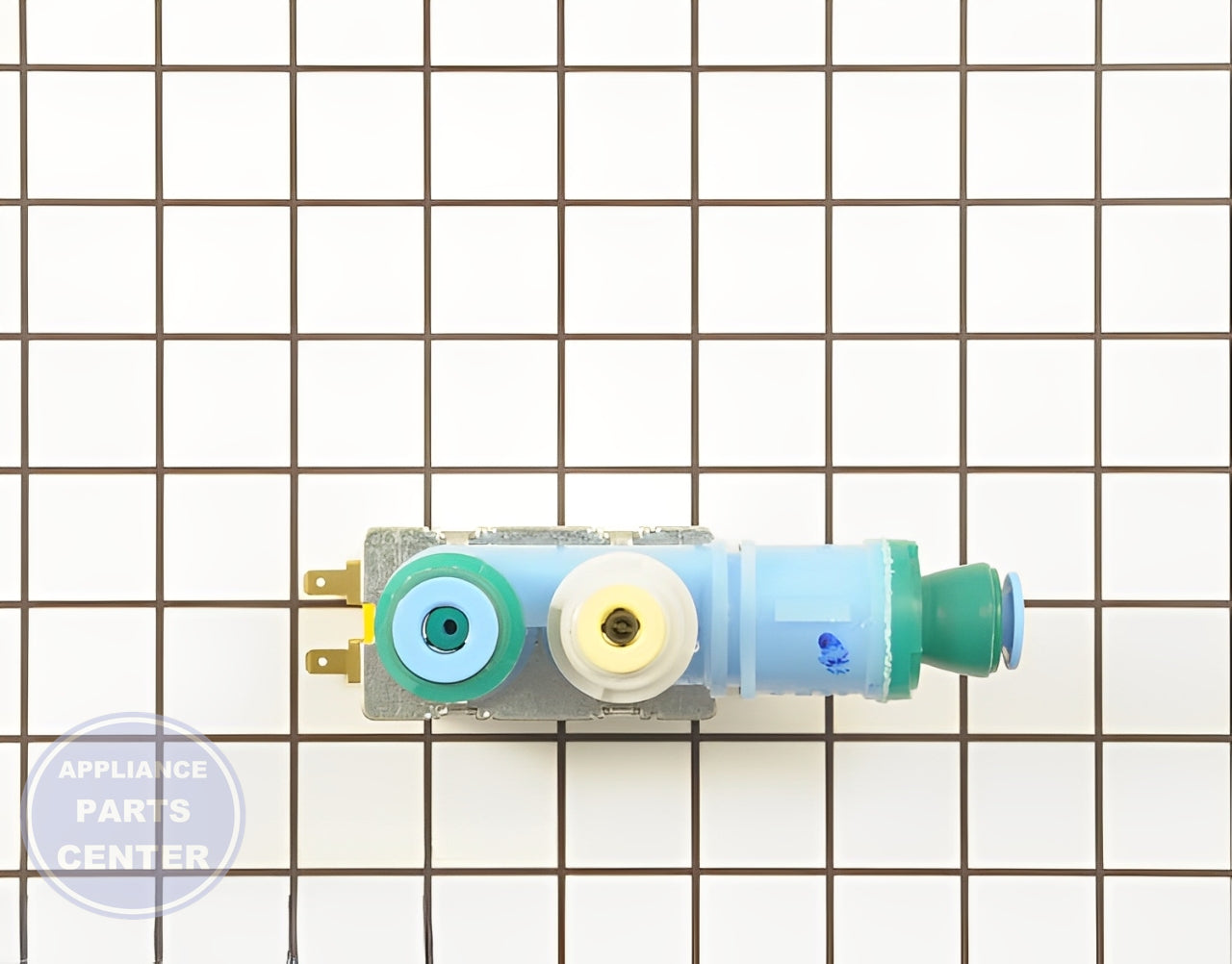 WHIRLPOOL REFRIGERATOR DUAL WATER VALVE 67006322 - Detailed view of high pressure water valve