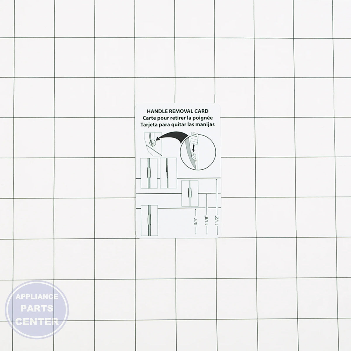 WPL CARD HANDLE RELEASE 67007028 - Installation in 67005034 showing key mounting points