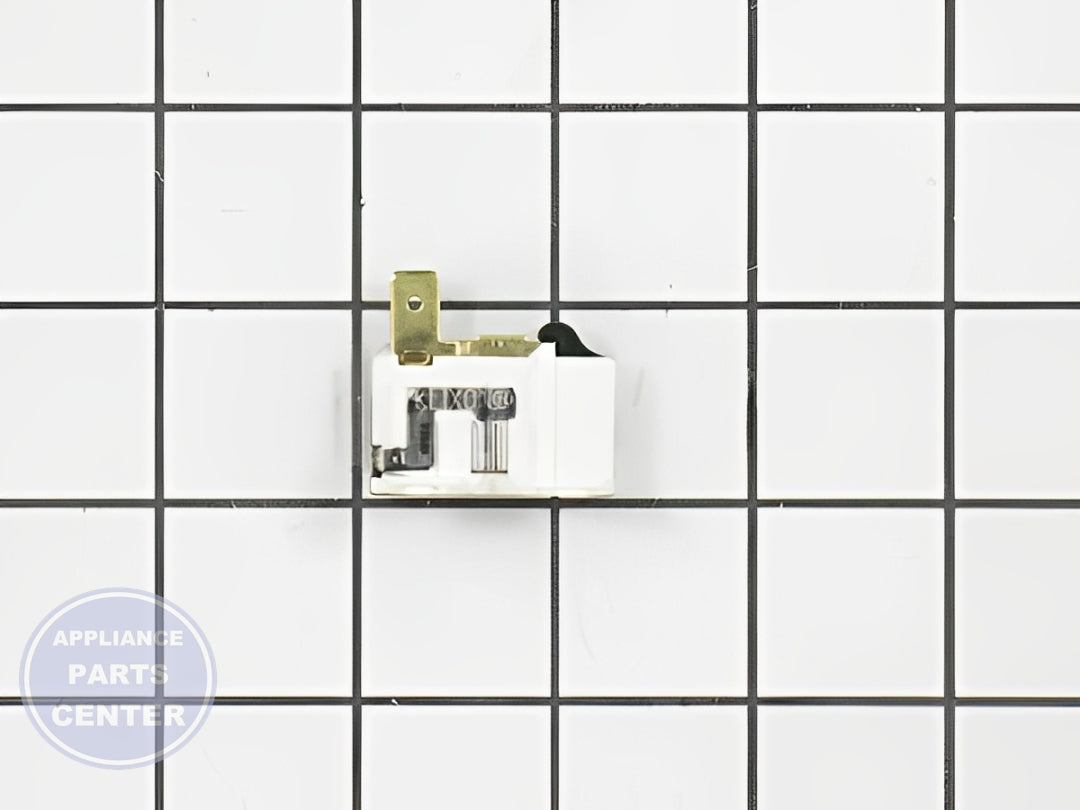 LG REFRIGERATOR COMPRESSOR OVERLOAD PROTECTOR 6750C-0005P - Installation in LG refrigerator model, displaying key mounting points
