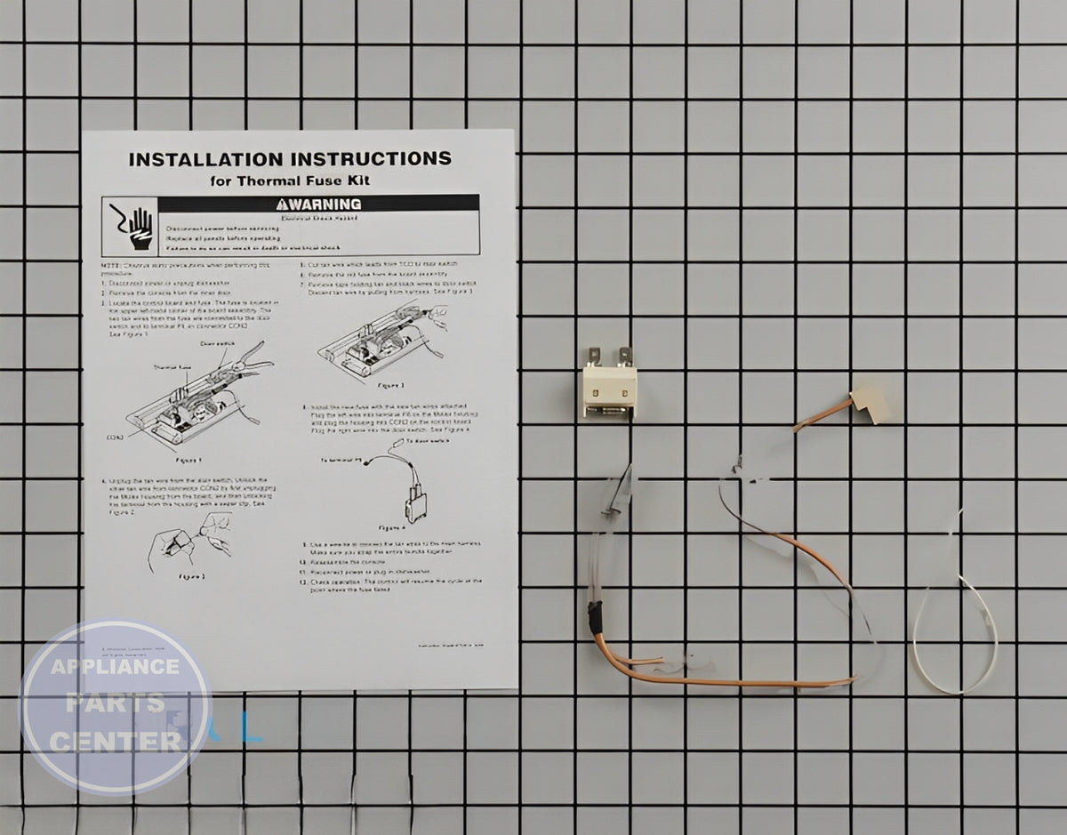 WHIRLPOOL THERMAL FUSE KIT 675813 - Main view showing overcurrent protection for WPL Dishwashers