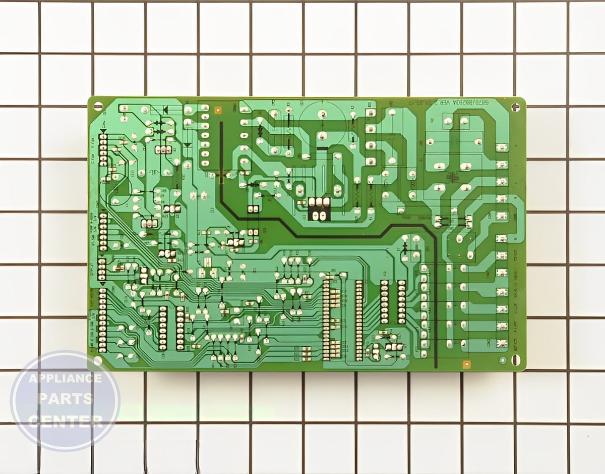 Control Board 6871JB1375H - Detailed view of circuit board and timer details