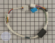 LG WASHER DRIVE MOTOR WIRE HARNESS 6877ER1016F - Main view showing secure wire connections for specific models