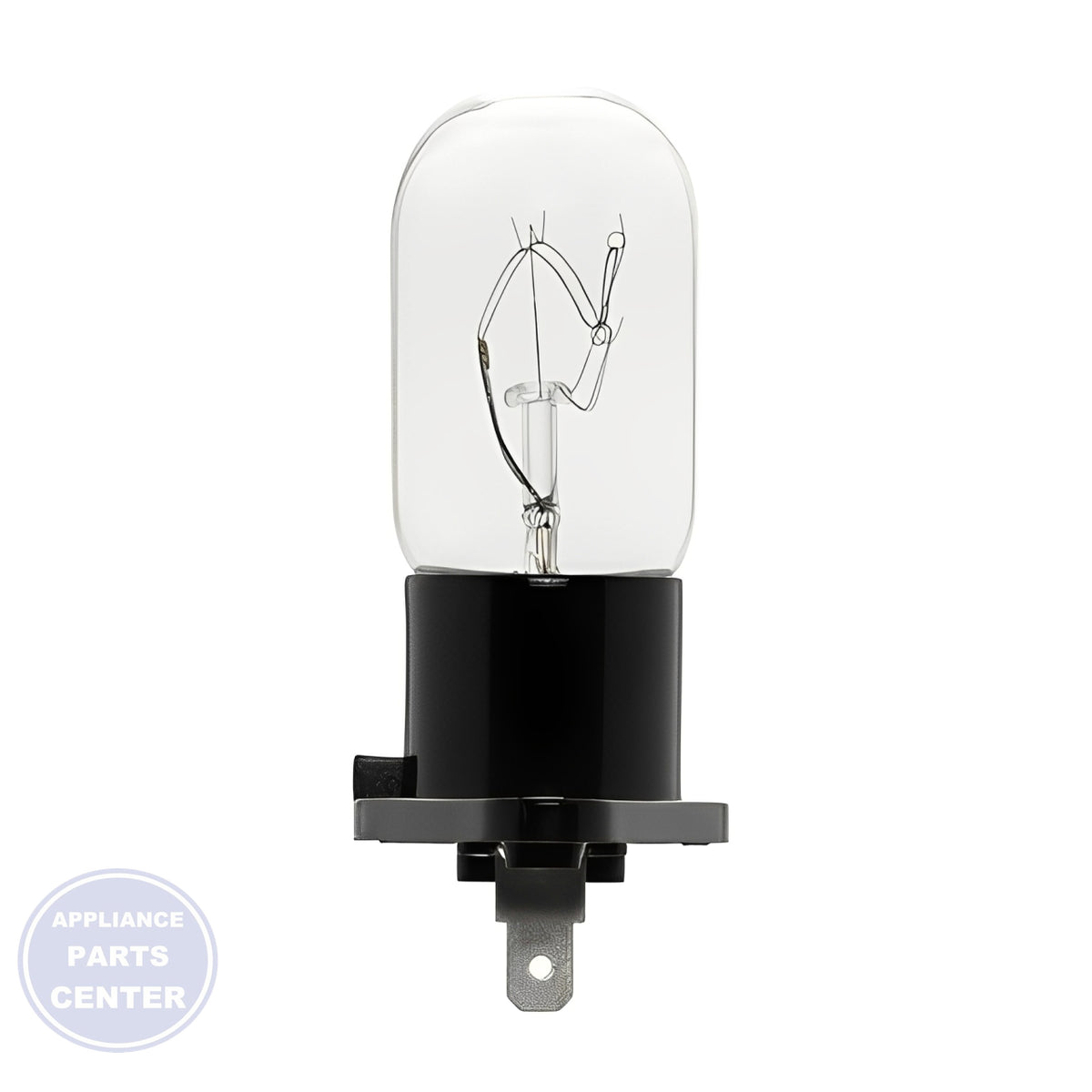 LG MICROWAVE OVEN BASELESS INCANDESCENT LAMP LIGHT BULB - Side view with up to 1000 hours of illumination