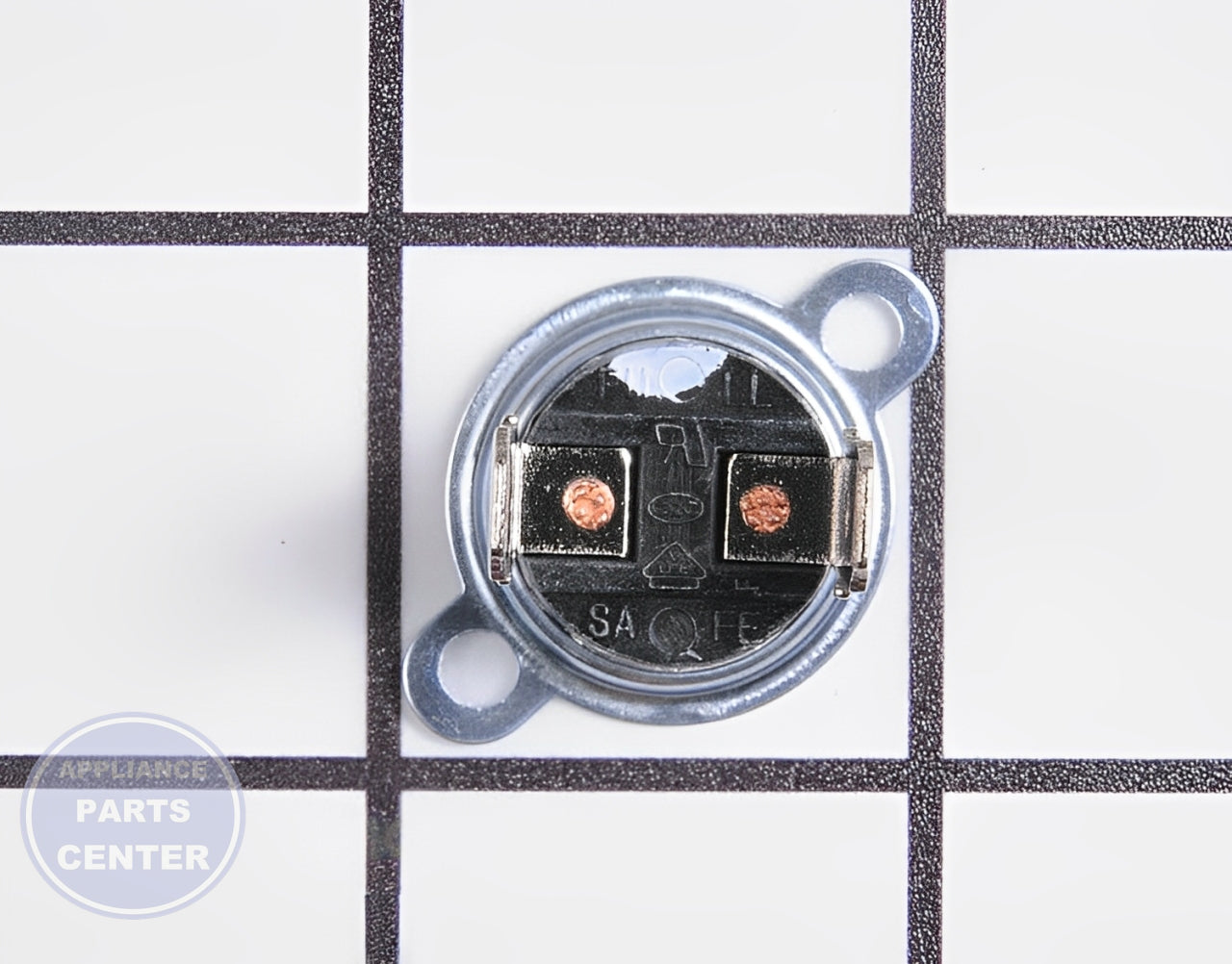 LG Oven Thermal Safety Fuse Thermostat 6930W1A003X - Side view with specific measurements