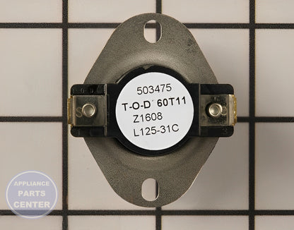 LG HIGH LIMIT THERMOSTAT ASSEMBLY 6931EL3001E - Main view showing temperature control for LGE Dryer