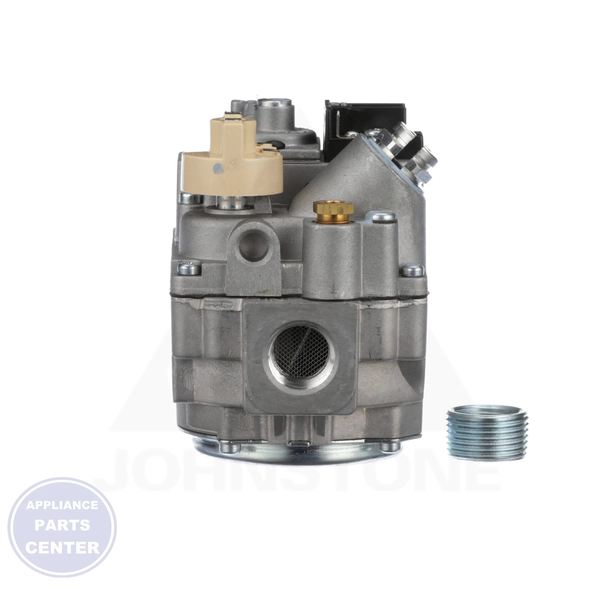 700 Series 24V Combination Gas Valve 700-400 - Side view with 1/2" inlet and 3/4" outlet connections