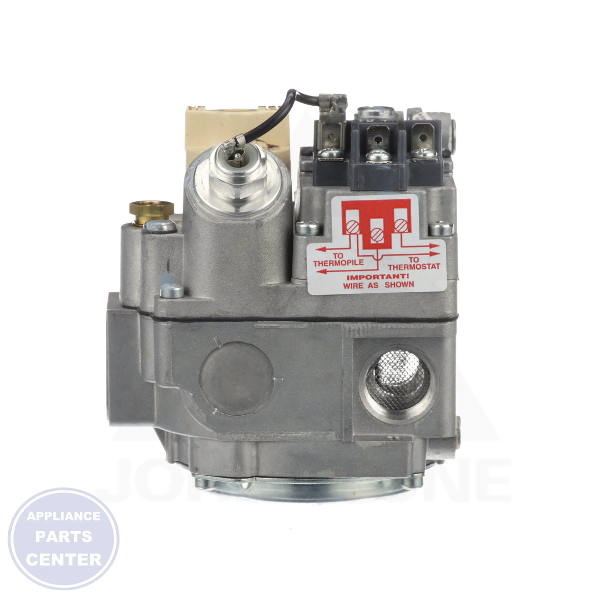 Thermostat Actuated Combo Gas Valve 700-504 - Detailed view of 3.5" W.C. Nat. Gas Capacity specifications