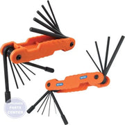 [Brand] Pro Folding Hex Key Set 2-Pack 70552 - Main view showing extended-reach blades for various models