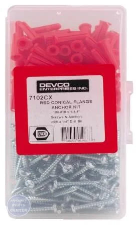 [Brand] Plastic Anchoring Kit 7101CX - Main view showing secure mounting for various models