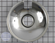 WHIRLPOOL RANGE 8" CHROME DRIP PAN - Main view showing chrome finish for specific models