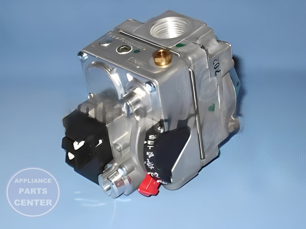 ROBERTSHAW COMBINATION GAS VALVE 720-400 - Installation in ROB model showing key mounting points