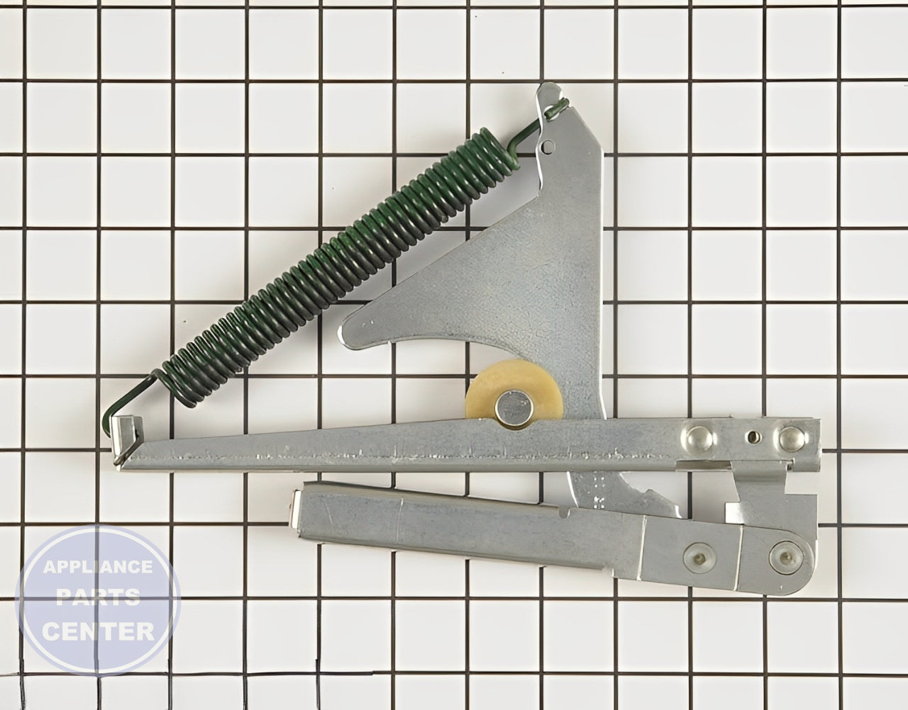 WHIRLPOOL STOVE DOOR HINGE 74001984 - Detailed view of hinge technical details