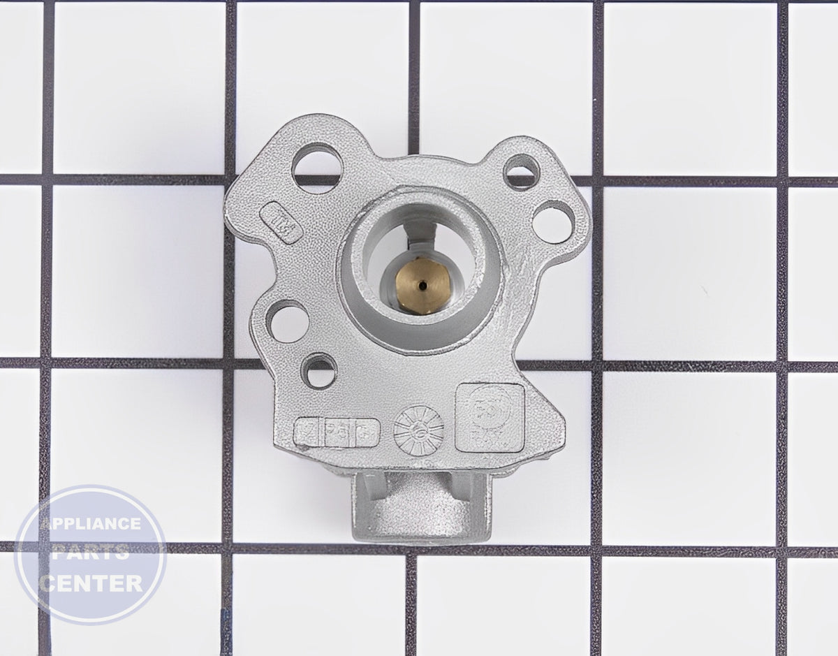 WHIRLPOOL ORIFICE HOLDER 74009553 - Main view showing gas flow efficiency for WPL Range/Stove/Oven