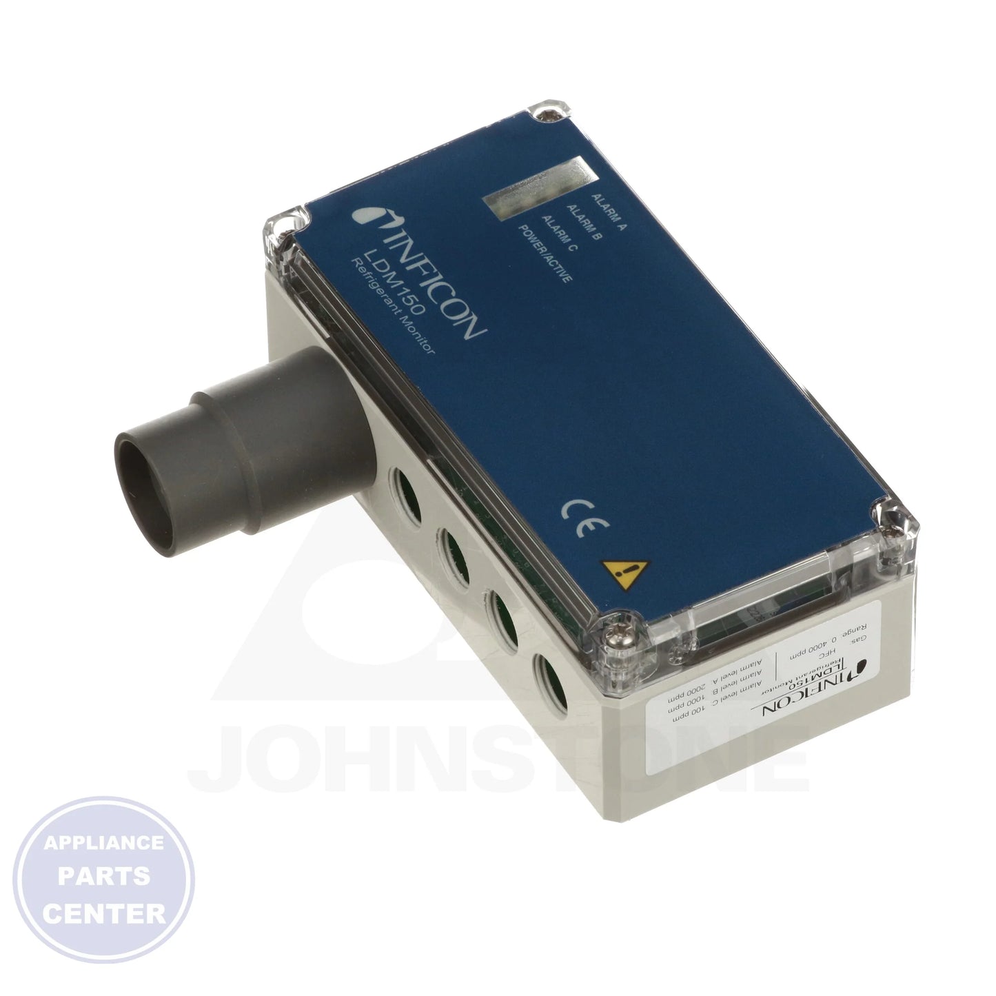 Refrigerant Monitor 743-202-HFC - Detailed view of three relay outputs