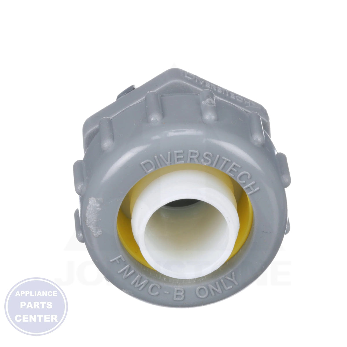 [Brand] 1/2" Straight Liquid Tite Connector 750-NMLT50 - Detailed view of no sharp edges feature