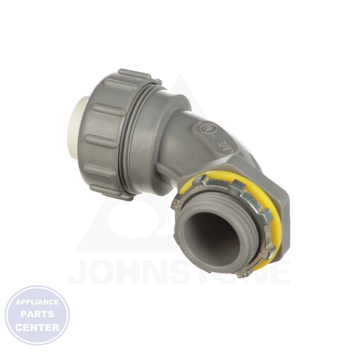 3/4" 90º Liquid Tite Connector 750-NMLT9075 - Detailed view of safe wiring capabilities