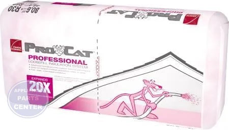 ProCat™ Expanding Blown-in PINK® Fiberglas™ Insulation 750865 - Main view showing flexible thickness options for various models