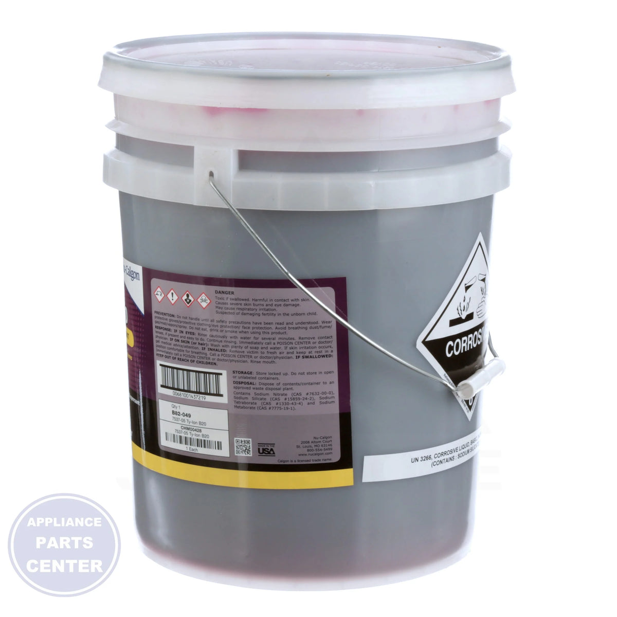 Ty-Ion B20 7537-05 - Detailed view of corrosion inhibitors and color indicator