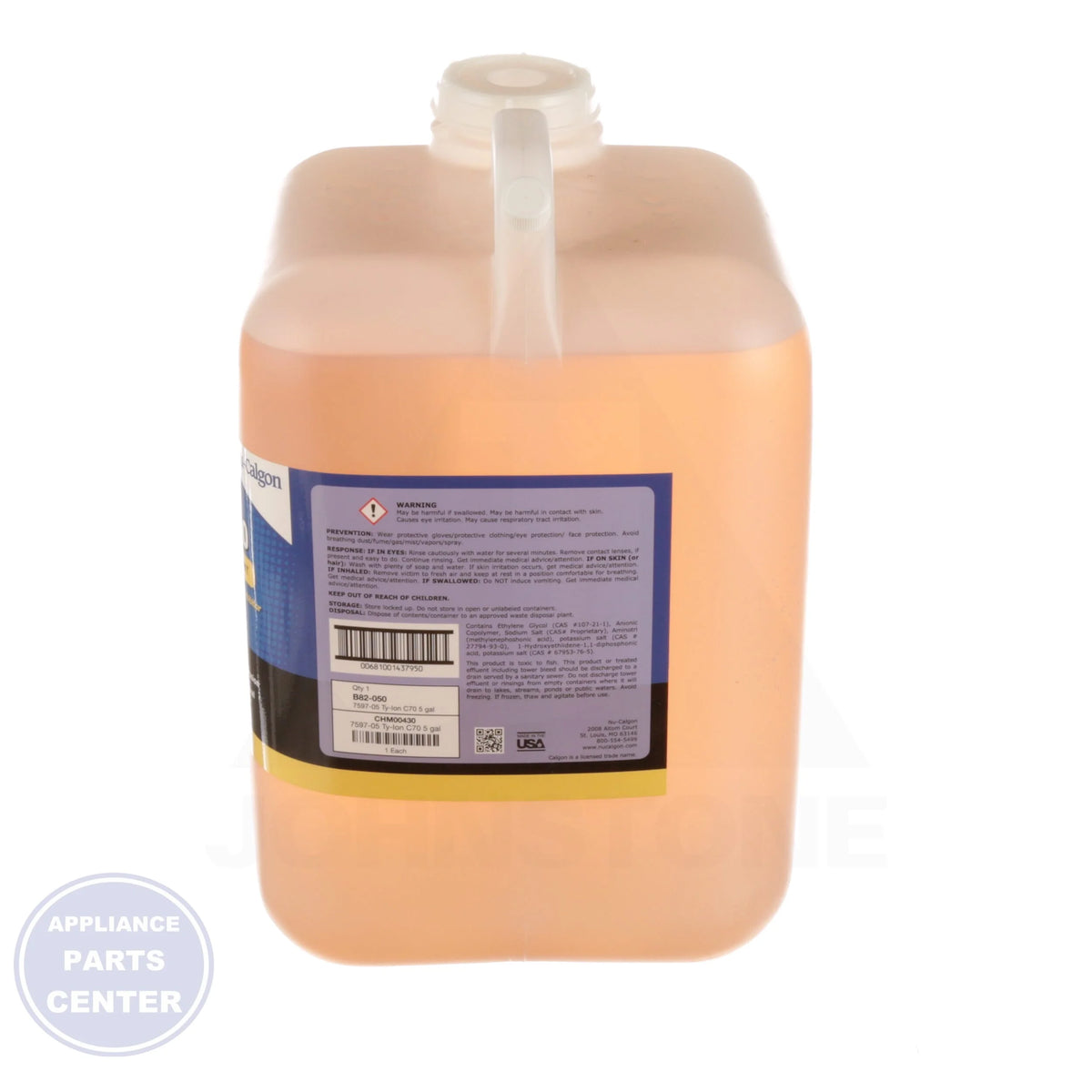 Ty-Ion C70 7597-05 - Detailed view of scale deposit prevention effectiveness