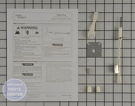 WHITE-RODGERS EMERSON HOT SURFACE IGNITER 767A-378 - Main view showing reliable ignition for WRI Furnace models