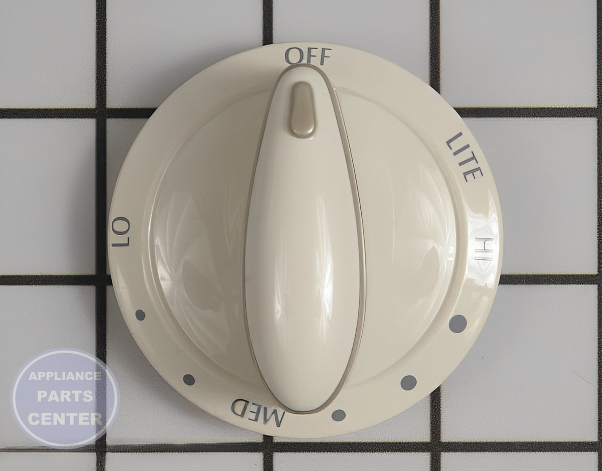 Maytag Knob 7733P418-60 - Main view showing smooth dial operation for Maytag Range/Stove/Oven models