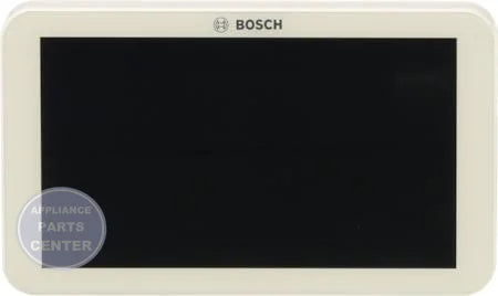 Bosch Connected Control (BCC110) Thermostat 7738007442 - Main view showing 5-inch Touch Screen for Bosch HVAC systems
