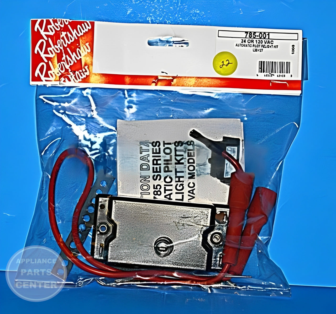 ROBERTSHAW AUTO PILOT RELIGHT KIT 785-001 - Detailed view of key technical details