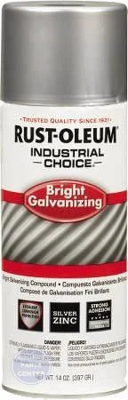 Zinc Galvanized General Purpose Spray Paint 799-012 - Main view showing fast-drying feature for industrial equipment