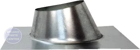 [Brand] 7" B-Vent Round Flashing Flat 7RF - Main view showing shield protection for specific models