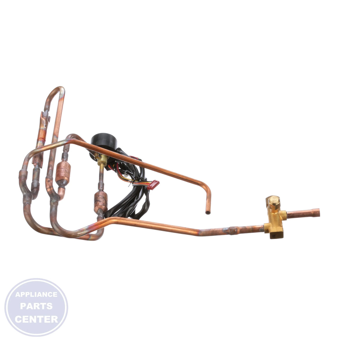 High-Pressure Valve Assembly 8-733-941-860 - Side view with precise measurements and specs