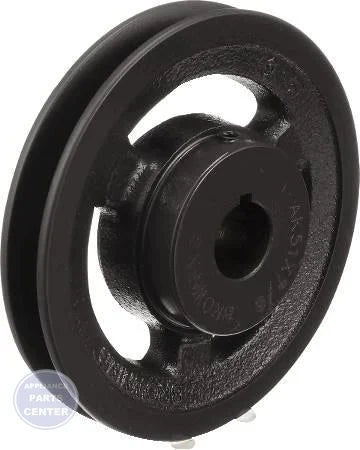 AK Cast Iron Sheave Single Groove AK51X7/8 - Main view showing single groove feature for various models