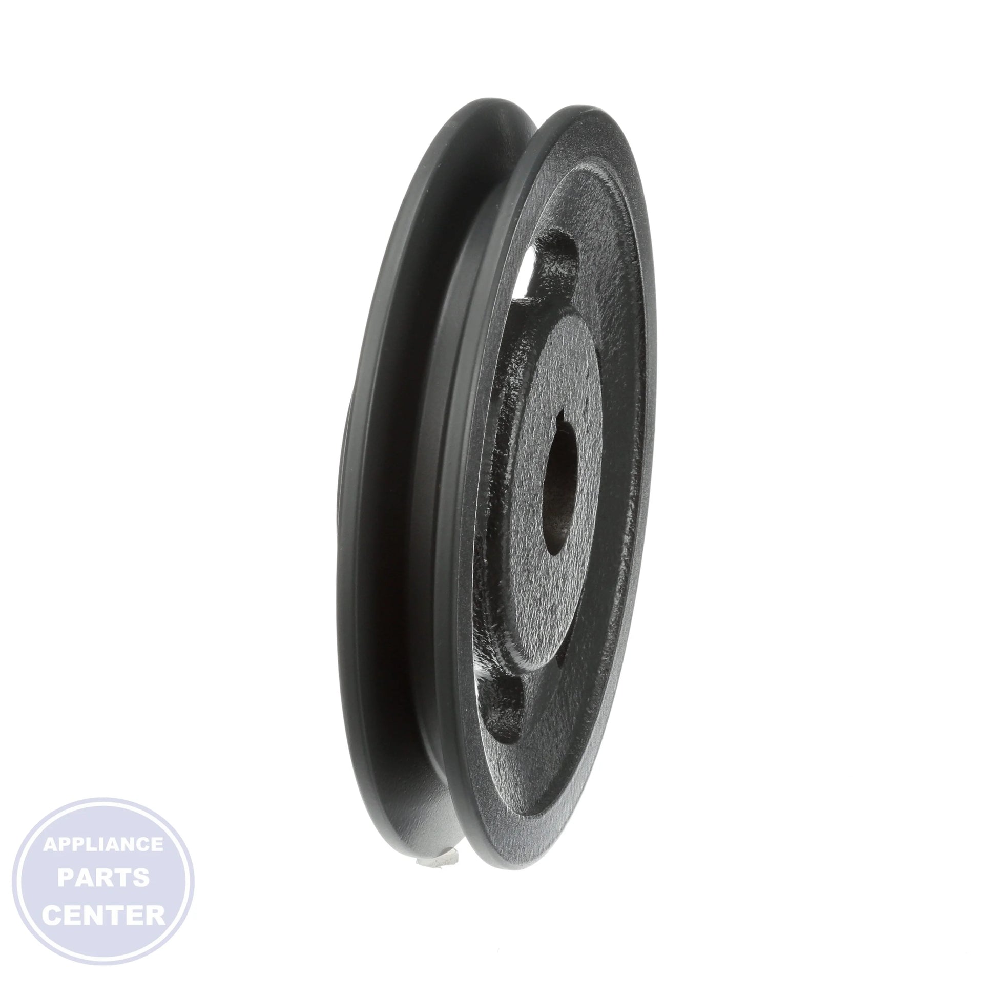 AK Cast Iron Sheave Single Groove AK51X7/8 - Side view with 4.95" outer diameter and 7/8" hub bore