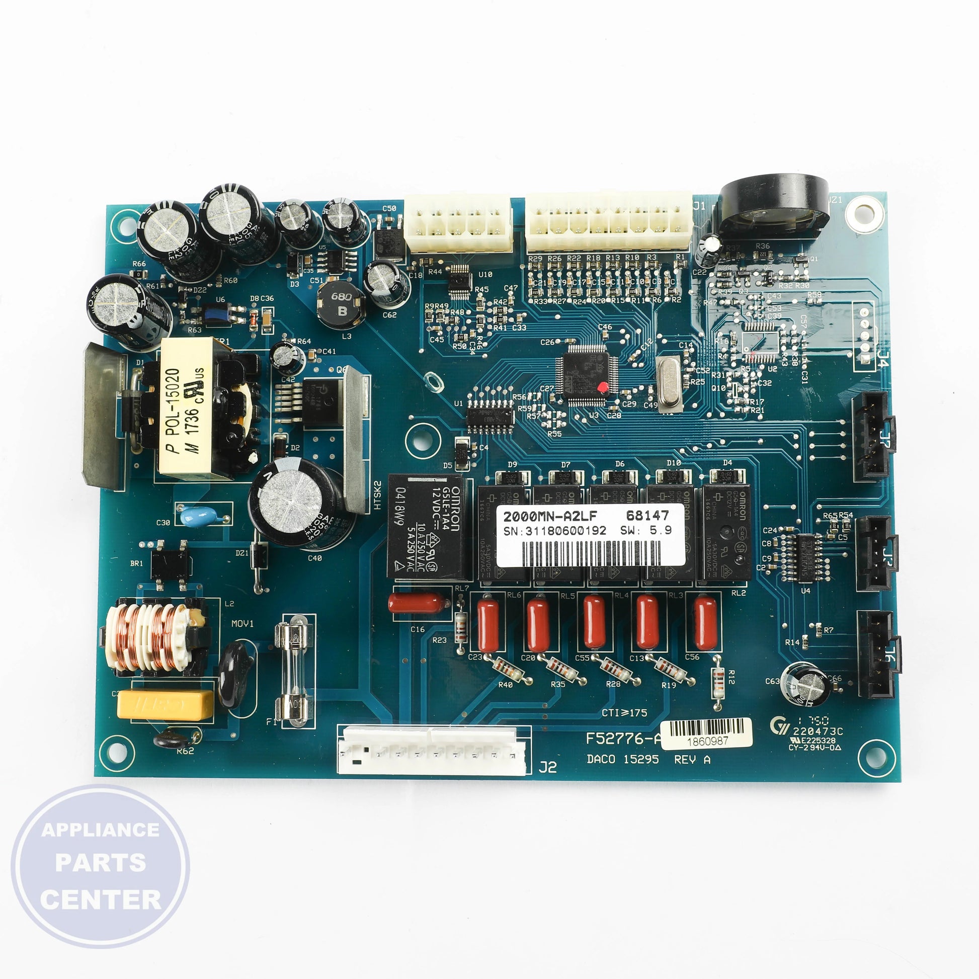 MAIN BOARDW/ INST. SHEET 80-54297-00 - Detailed view of technical specifications