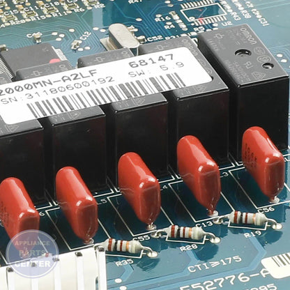 ULI MAIN BOARDW/ INST. SHEET 80-54297-00 - Installation in ULI 68122-S showing key mounting points