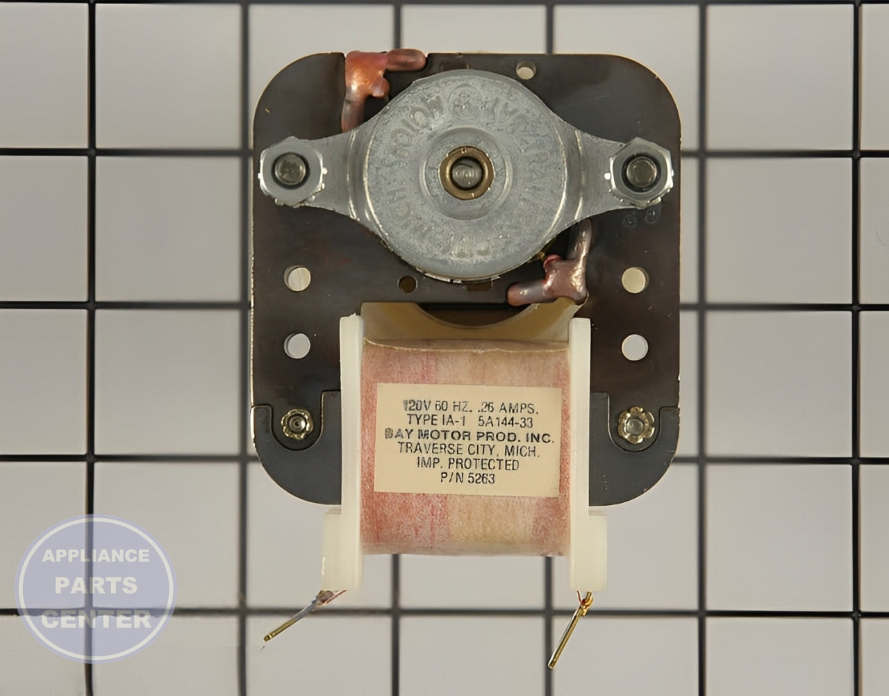 U-LINE CONDENSER FAN MOTOR 80-54378-00 - Side view with high airflow specifications