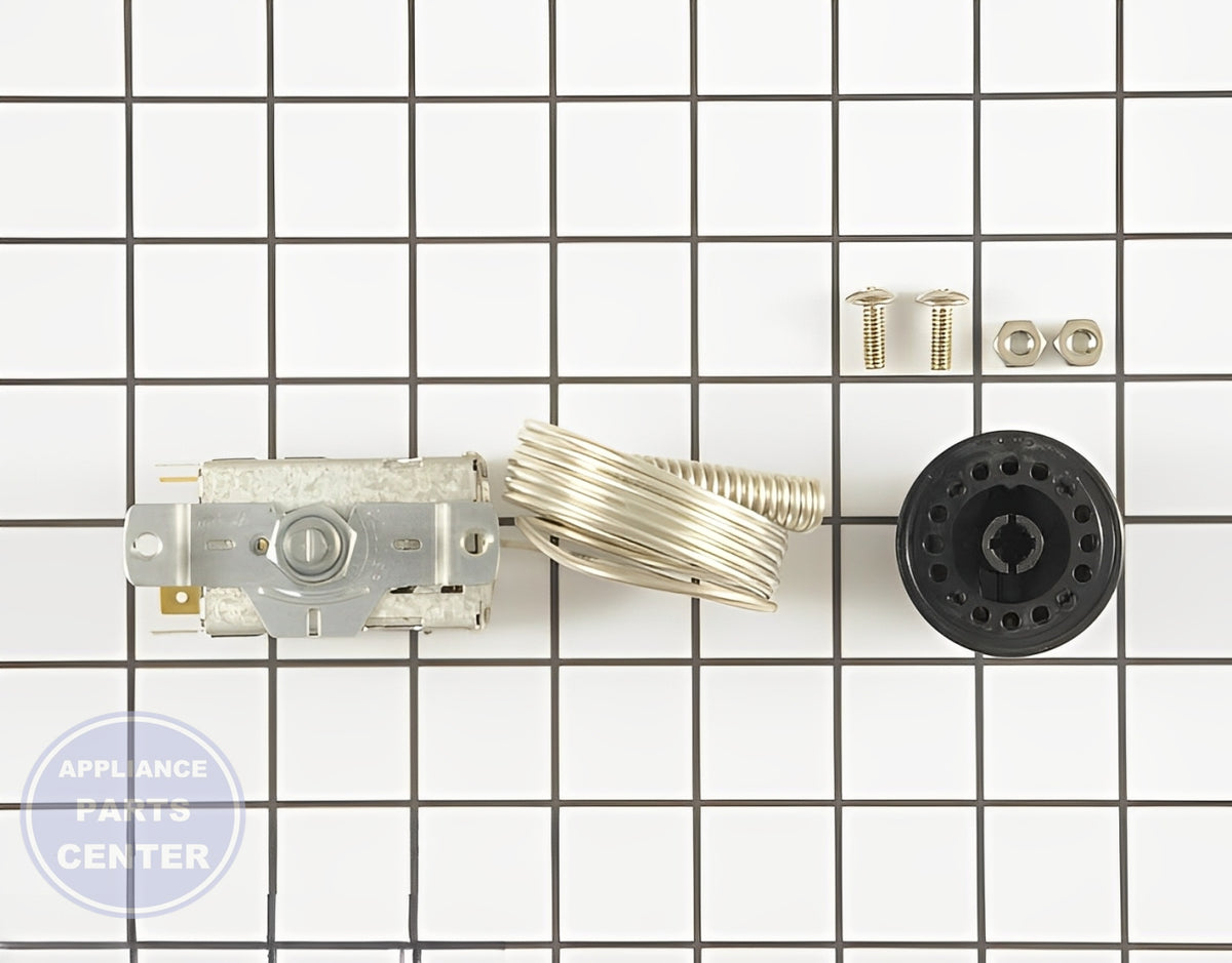 U-LINE TEMPERATURE CONTROL WITH KNOB 80-54738-00 - Detailed view of thermostat functions