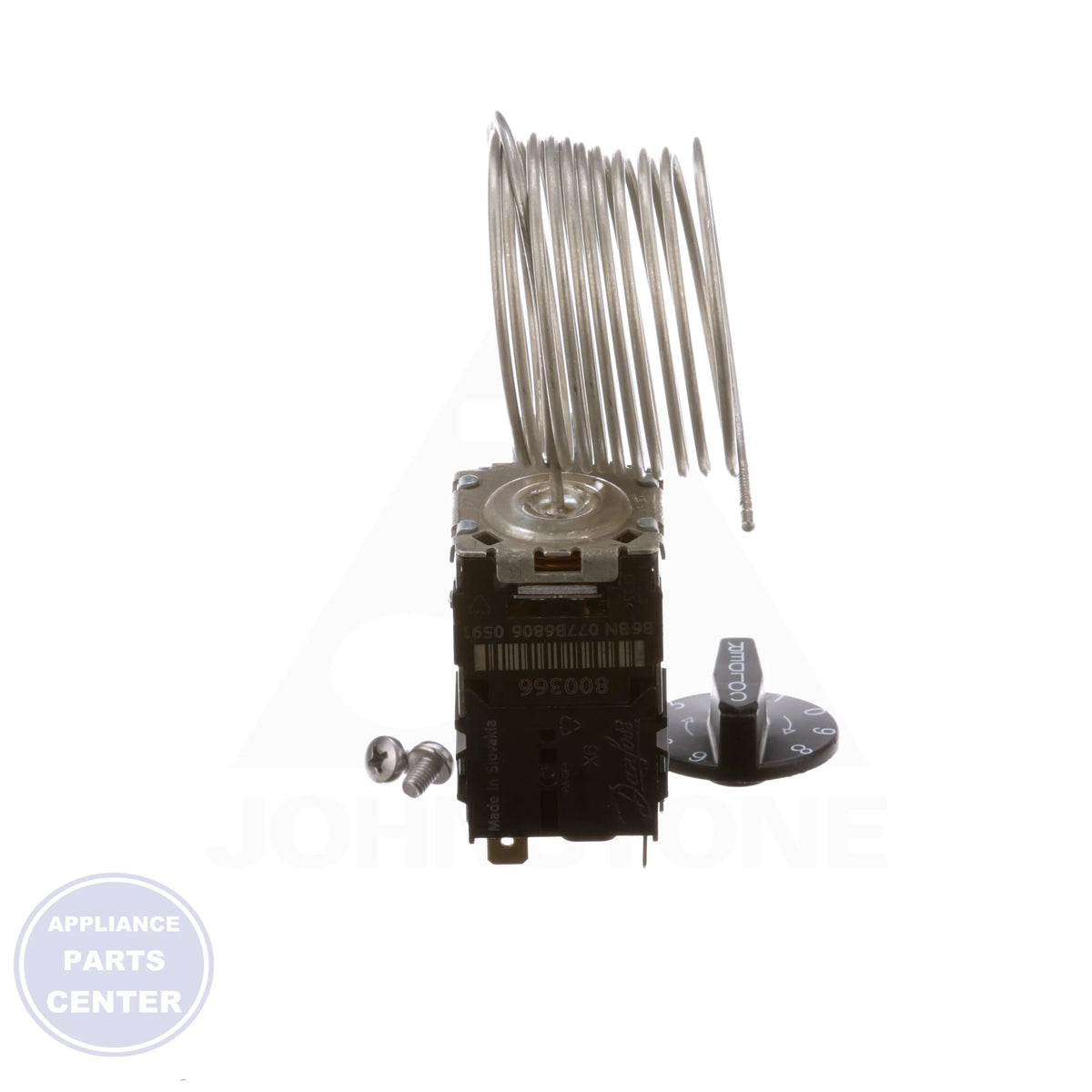 True OEM Temperature Control 800366 - Side view with OEM/OEM Mfg. # 077B6806